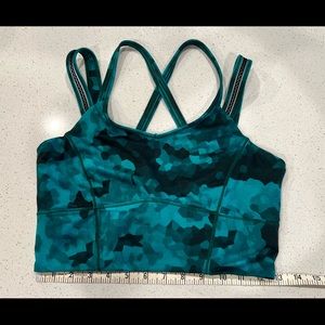 Lululemon Cosmic Teal Clouded Dreams Bra